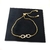 Pulsera infinito con zirconia 18K COD ML-2MWM-DA15 - creacionesmx