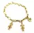 Pulsera Acero Con 3 Dijes Personalizables Con Nombres PP45011 - creacionesmx