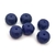 6 piezas jade dona facetada azul rey 12x8mm MG50035