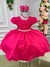 Vestido Ysa Kids Pink Peito Perolas