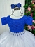 Vestido Enjoy Longo Mari Peito Azul Royal - comprar online