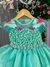 Vestido Princesa Belli Bia Jardim Encantado Verde Claro - comprar online