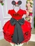 Imagem do Vestido Infantil Princesa Temático Minnie/Minie Realeza Luxo Vermelho