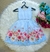 Vestido Princesa Belli Borboletas Azul Bebe