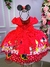 Vestido Infantil Temáticos da Gigi Minnie/Minie Vermelha - Ferreira Kids