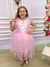 Imagem do Vestido Miss Sweet Rosa Peito Tule e Pedrarias