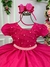 Vestido Ysa Kids Pink Peito Perolas - comprar online