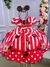 Vestido Infantil Temáticos da Gigi Minnie/Minie Vermelha