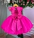 Vestido Princesa Belli Bia Jardim Encantado Pink - Ferreira Kids