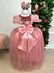 Vestido Enjoy Longo Laura Rose Peito Rendado - Ferreira Kids