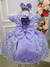 Vestido Marie Lilas Rendado - Ferreira Kids