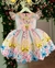 Vestido Infantil Marie Rosa Jardim Encantado - loja online