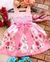 Vestido Princesa Belli Borboletas Rosa Bebe na internet