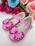 Sapatilha Flor Di MIla Baby Rosa Chiclete Com Pink Lacinho Strass - comprar online