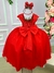 Vestido Giovanella/Giovanela Longo Valentina Vermelho - Ferreira Kids