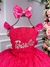 Vestido Princesa Belli Tematico Barbie Luxinho Pink na internet