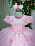 Vestido Infantil Menina Bonita 4 Saias Rosa Bebe - comprar online