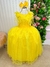 Vestido Marie Longo Mel Amarelo - loja online