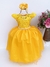 Vestido Juvenil Marie Longo Amarelo