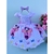 Vestido Infantil Temáticos Kids Minnie/Minie Rosa