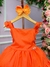 Vestido Banana Club Celine Laranja Neon na internet