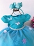 Vestido Infantil Banana Club Verde Tiffany Borboletas - comprar online