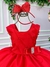 Vestido Belle Fille Lacinho Vermelho - comprar online