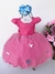 Vestido Infantil Banana Club Pink Renda Cruzada