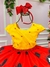 Vestido Infantil Temáticos da Gigi Magali Amarelo e Vermelho na internet