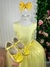 Vestido Infantil Enjoy Longo Regata Amarelo - comprar online