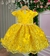 Vestido Marie Jardim Encantado Luxo Amarelo