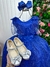 Vestido Marie Longo Mel Azul Royal - loja online