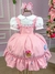 Vestido Bella Child Jardineira Doces - Doceria Rosa - Ferreira Kids