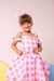 Vestido Princesa Belli Rosa Xadrez Barbie - comprar online