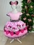 Vestido Infantil Luxo Temático Minnie/Minie Rosa - Ferreira Kids