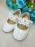 Sapatilha Bruninha Flores Branco - comprar online