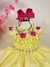 Vestido Princesa Belli Bia Jardim Encantado Amarelo - comprar online