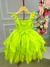 Vestido Banana Club Celine Verde Neon - Ferreira Kids