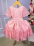 Vestido Miss Sweet Estrelas Rosa Chiclete