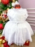 Vestido Miss Sweet Branco + Bolero - Ferreira Kids