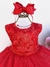 Vestido Infantil Enjoy Bebê Vermelho