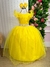 Vestido Marie Longo Amanda Amarelo - Ferreira Kids