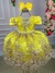 Vestido Enjoy Realeza Amarelo - Ferreira Kids