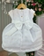 Vestido Miss Sweet Branco Florzinha - Ferreira Kids