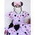 Vestido Infantil Temáticos Kids Minnie/Minie Rosa - comprar online