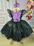 Vestido Fantasia Tematicos Kids Bruxinha Roxa Halloween