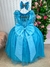 Imagem do Vestido Marie Longo Mel Azul Tiffany