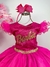 Vestido Princesa Belli Tematico Barbie Pink Glitter - comprar online