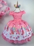 Vestido Infantil Bella Child Rosa Unicórnios