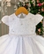 Vestido Marie Bebe Branco Luxinho - comprar online